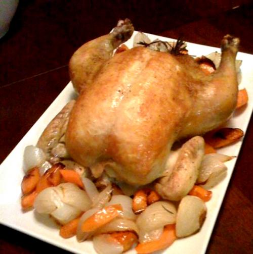 Roast Chicken For Dinner Party